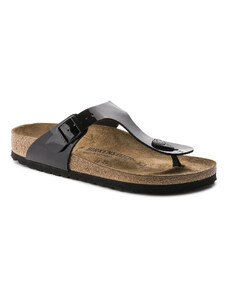 Birkenstock Gizeh BF Patent Black Regular Fit Donne - Sandali Birkenstock - Nero - 43661-7.5