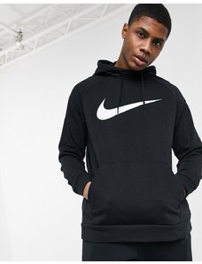 Nike Training - Dri-FIT - Felpa con cappuccio e logo nera-Nero