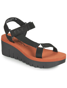 Sandali Con Tacco Fly London Loge376fly - In Pelle Per Donna, Con Fibbia Regolabile, Suola In Gomma Comoda