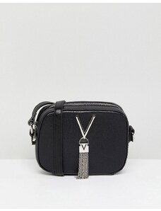 Valentino Bags Valentino - Divina - Camera bag a tracolla nera con nappa-Nero