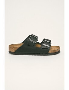Birkenstock infradito in pelle Arizona SFB donna colore nero 752483