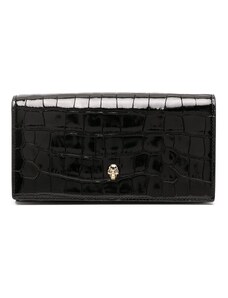 Portacarte con effetto coccodrillo Farfetch Accessori Borse Portafogli e portamonete Portacarte Nero