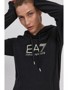 EA7 Emporio Armani felpa donna con cappuccio