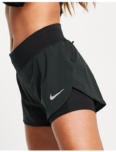 Nike Running - Eclipse - Pantaloncini 2 in 1 neri-Nero