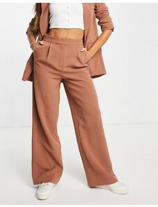 ASOS DESIGN - Pantaloni da abito con pinces, colore cammello-Multicolore