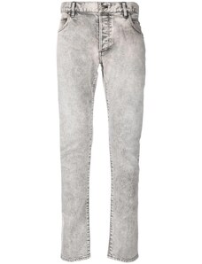 Uomo Jeans da Jeans Balmain Jeans skinny selvedge in denim di cotone di Balmain in Grigio per Uomo 8% di sconto 