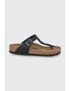Birkenstock infradito in nabuk Gizeh colore nero 845251