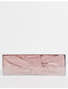 Easilocks - Turbante per la notte in raso rosa-Nessun colore