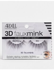 Ardell - 862 Faux Mink - Ciglia finte 3D-Nero
