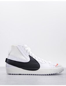 Nike - Blazer Mid '77 Jumbo - Sneakers nere e bianche-Bianco