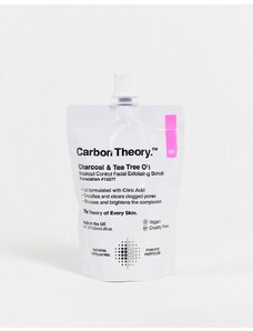 Carbon Theory - Scrub viso esfoliante contro gli inestetismi della pelle al carbone e olio di tea tree da 125 g-Nessun colore