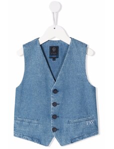 Gilet a righe Blu Farfetch Abbigliamento Cappotti e giubbotti Gilet 