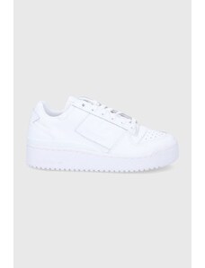 adidas Originals scarpe in pelle colore bianco