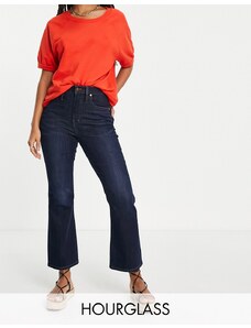 Madewell - Hourglass - Jeans a zampa corti indaco-Blu navy