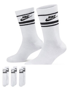 Nike - Everyday Essential - Confezione da 3 paia di calzini bianchi/neri-Bianco