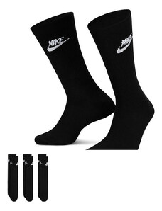 Nike - Everyday Essential - Confezione da 3 paia di calzini neri-Nero