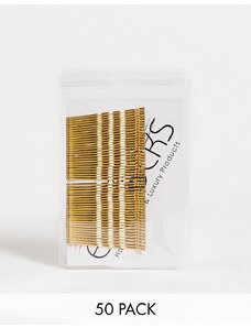 Easilocks - Confezione da 50 mollette per capelli biondi-Nessun colore