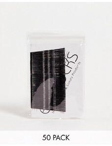 Easilocks - Confezione da 50 mollette per capelli nere-Nessun colore