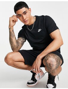 Nike Club - T-shirt nera-Nero