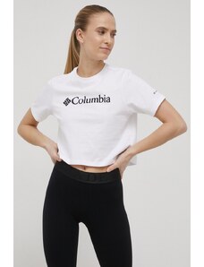 Columbia t-shirt in cotone North Cascades donna colore bianco 1930051