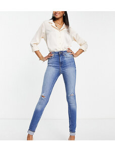 River Island Tall - Jeans skinny modellanti in denim medio-Blu
