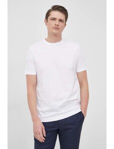 BOSS t-shirt in cotone uomo colore bianco