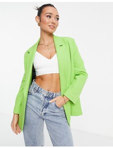 Selected Femme - Blazer oversize verde acceso