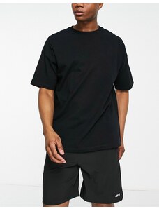 ASOS 4505 - T-shirt per allenamento oversize nera-Nero