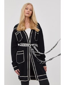 Karl Lagerfeld kardigan con aggiunta di lana