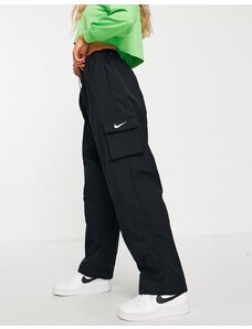 Nike - Pantaloni cargo neri con logo piccolo-Nero