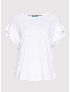 T-shirt In Puro Cotone Con Stampa United Colors of Benetton Abbigliamento Top e t-shirt T-shirt T-shirt a maniche corte 