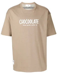 Adpt Oversized T-Shirt in Brown with Los Angeles Back Print