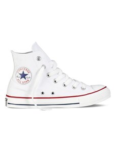 Converse All Star High Top CHUCK TAYLOR, in canvas bianco m7650c.41 donna/uomo