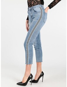 Solada Jeans Con Strisce Laterali Slim Fit Donna Taglia 38