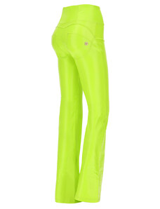 Freddy Pantaloni skinny WR.UP similpelle lime effetto cocco