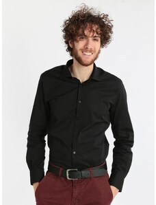 B-style Camicia Regular Fit In Cotone Classiche Uomo Nero Taglia L