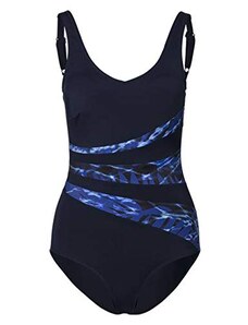 TECNOPRO Felice Swimsuit, Costume da Bagno da Donna, Blu, 42 C