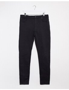 Weekday - Body - Jeans skinny a vita alta neri taglie comode-Nero