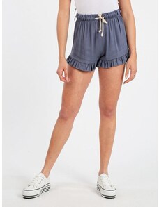Serenax Shorts a Vita Alta Donna Blu Taglia Unica