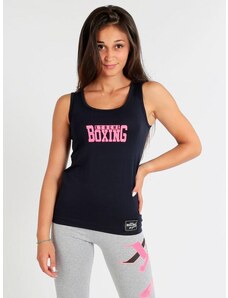 Xtreme Boxing Canotta Girocollo Donna T-shirt Blu Taglia S