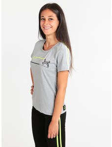 Millennium T-shirt Donna In Cotone Elasticizzato Grigio Taglia Xl