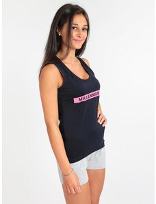 Millennium Canottiera Con Stampa T-shirt Donna Blu Taglia Xxl