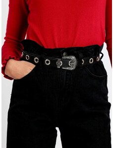 superficie in stile a pennellata cintura borchiata vintage styleBREAKER Cintura da donna con borchie a stella e strass accorciabile 03010096 