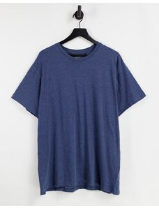 Brave Soul - T-shirt oversize blu mélange
