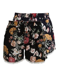 Solada Shorts Fiorati Confezione 2 Pezzi Donna Multicolore Taglia M/l