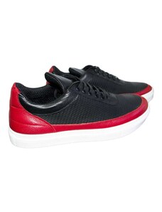 Malu Shoes Sneakers bassa modello forato dettaglio rosso