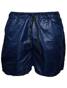 Malu Shoes Costume mare uomo fantasia box modello pantaloncino blu tessuto semilucido opacizzato slim fit trend moda summer nuoto