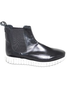 Malu Shoes Scarpe uomo beatles art:0164 made in italy pelle nero nappa fondo rigato sporco running comfort genuine leather