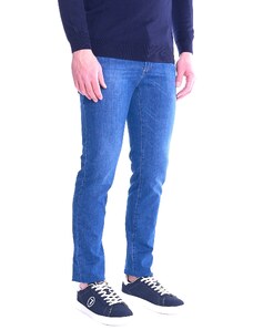 Trussardi Jeans JEANS 370 CLOSE TRUSSARDI BLU CHIARO ELASTICIZZATO, Colore Blu