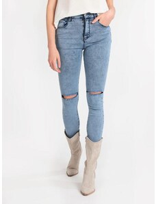 Only Jeans Donna Push Up Skinny Con Strappi Slim Fit Taglia Xl